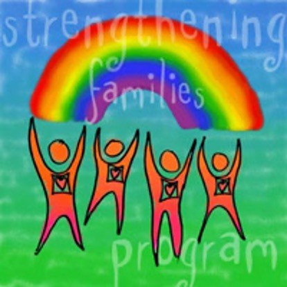Strengthening Families Program rainbow logo
